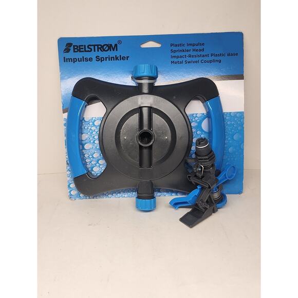 Belstrom Plastic Impulse Adjust Sprinkler Head 4600 sq ft Diameter 360° Rotation - Picture 1 of 2